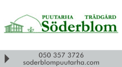 Söderblomin puutarha logo